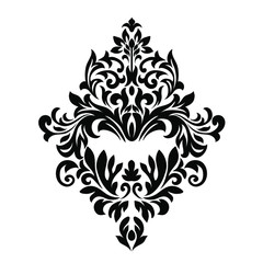Oriental vector damask patterns for greeting cards and wedding invitations.

