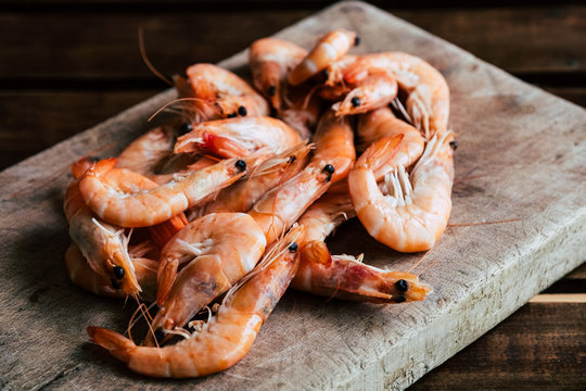 Crevettes roses fraiches - Produits de la mer