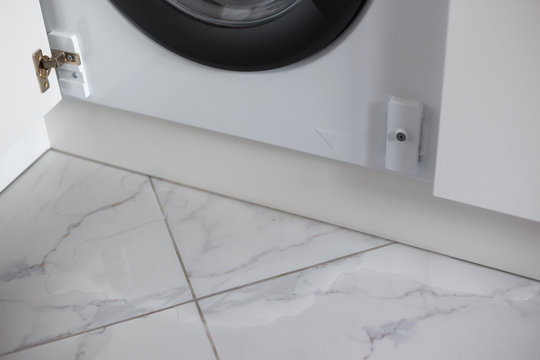 washing machine flooded kitchen