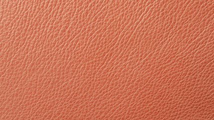Fototapeta premium Red Leather Texture. Macro shooting, closeup. Background