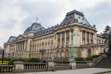 Obraz premium the royal palace in brussels belgium