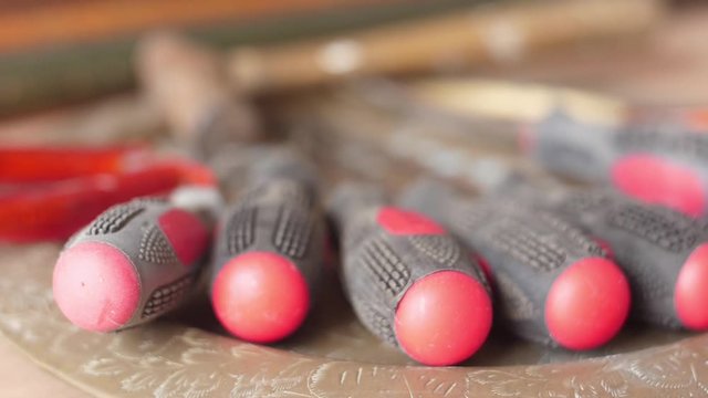 screwdriver set on table slider shot