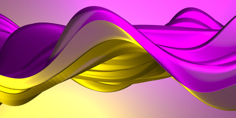 Colorful Liquid metallic wavy background