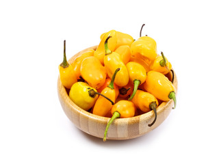 Chili peppers, isolated on white