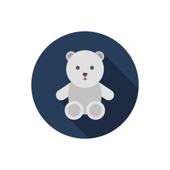 teddy bear vector icon