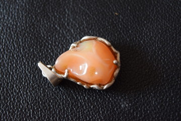  pieza ópalo de fuego y planta