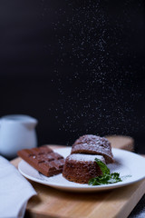Molten lava cake