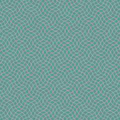 Meandering, wavy, curly and flexible patterns like netting and illusion effect. Seamless vector drawn. It can be used as abstract background, wallpaper, backdrop, cover page, billboard, banner etc.