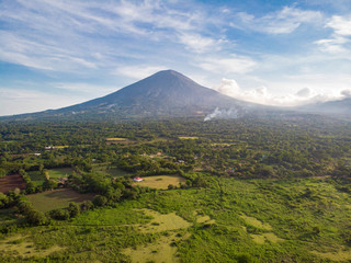 Naklejka premium Volcano Chaparrastique, El Salvador, Central America