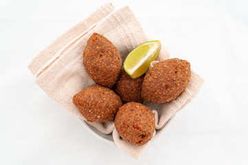 Kibbeh Arabic Food - Fried Meat Balls