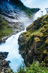 Waterfall in Norway, Scandinavia