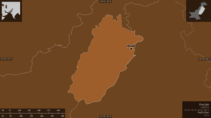 Punjab, Pakistan - composition. Pattern