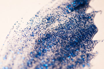 abstract blue background with snowflakes