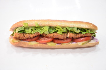 sandwich meat chicken