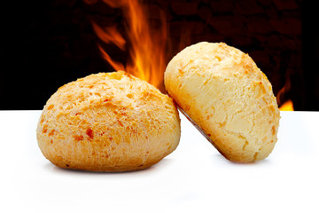 Brazilian snack, traditional cheese bread