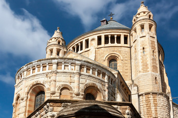 Fototapeta na wymiar Abbey of the Dormition - Mount of Olives, Jerusalem