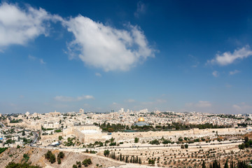 View of the Old City of Jerusalem