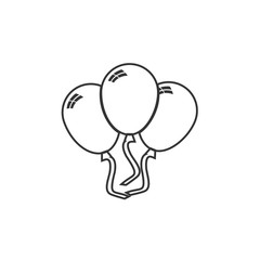 balloons icon vector illustration design