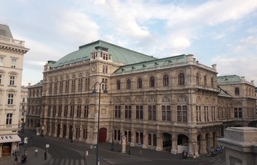 Fototapeta na wymiar Vienna Austria class architecture 2017