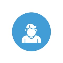 Naklejka premium boy icon vector illustration design