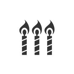 birthday candles icon vector illustration design