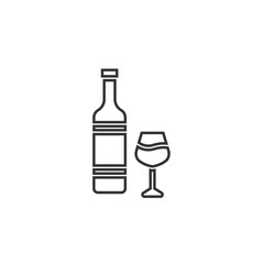 champagne bottle icon vector illustration design
