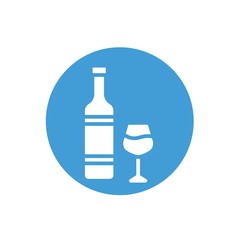 champagne bottle icon vector illustration design