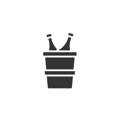 beer bucket icon vector illustration design