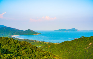 Coastline scenery of Xiyong Beach, Shenzhen, China