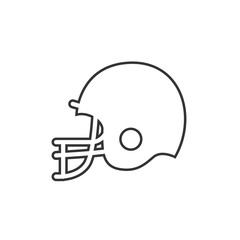 football helmet icon vector illustration design
