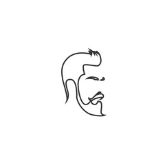 men beard and hair cut vector illustration design