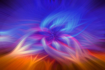 Multi-color twirl effect pattern background