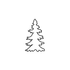 pine tree icon vector illustration design