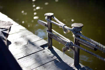 Fototapeta premium old wooden boat