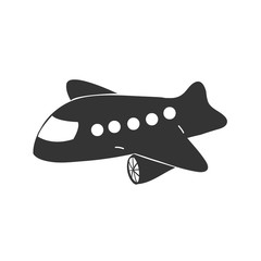 toy plane icon vector illustration design