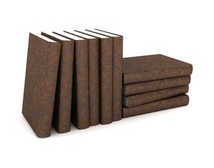 Books Collection 3D Rendering Illustration