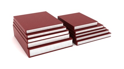 Books Collection 3D Rendering Illustration