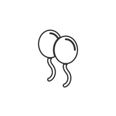 party balloons icon vector illustration design