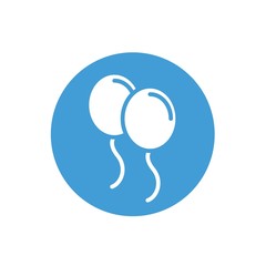 party balloons icon vector illustration design