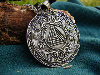 medieval jewels and mystical symbols
