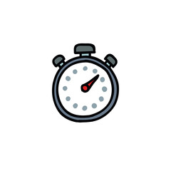 stopwatch doodle icon