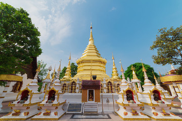 Naklejka premium Temple in Chiang Mai, Thailand