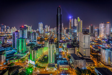 Panama City at night
