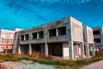 old abandoned building