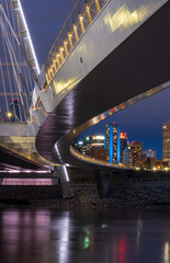 Underneath Walter Dale Bridge in Edmonton