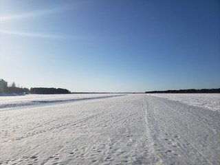 road in winter