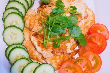 Thai food various Tableware