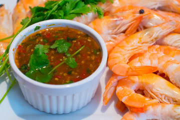 Thai Shrimp Menu