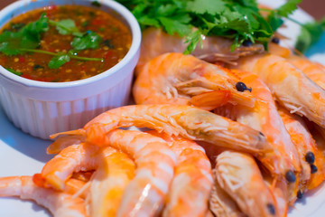 Thai Shrimp Menu