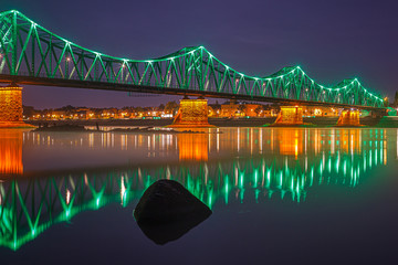 Włocławek - most nocą